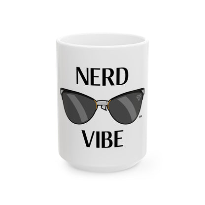Bonus Mom Ceramic Mug - Lady Nerd Vibe